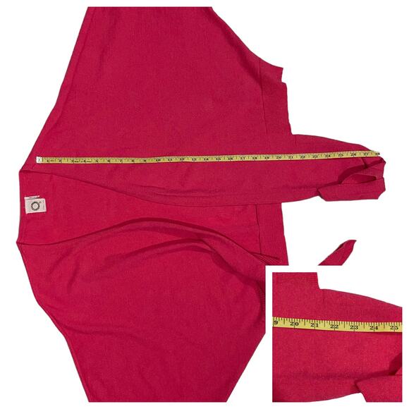 Anthropologie Akemi + Kin Tie Front Cardigan - Pink - One Size - Picture 3 of 8